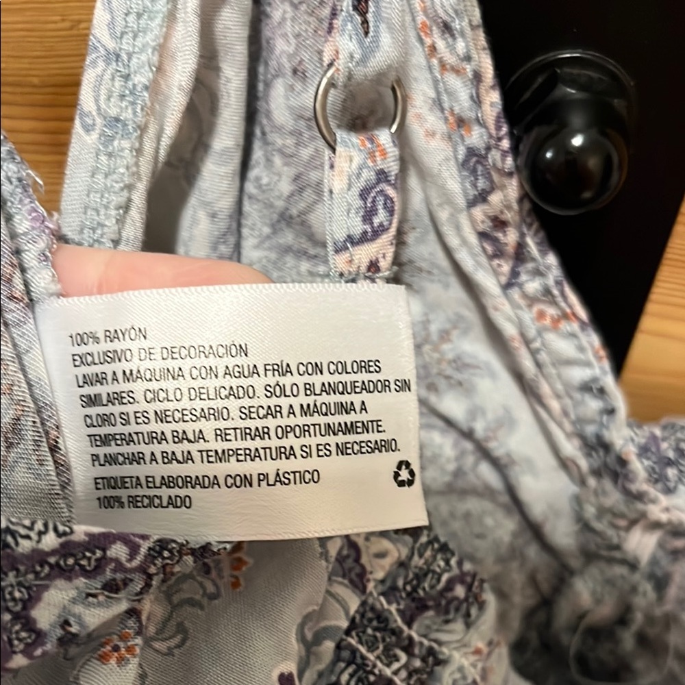 Nevena Rae Light Blue Paisley Patterned Jumpsuit - Picture 13 of 15